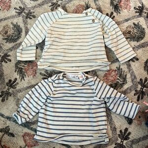 Zara striped shirts